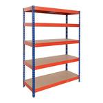 Стеллаж металлический AR Shelving Stabil 1920x1000x500 мм 5 полок 687390