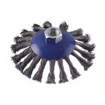 Корщетка для УШМ Практика витая жесткая радиальная d115 мм M14 с наклоном 157243