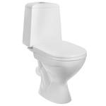 Унитаз-компакт Gesso Home de luxe W102 с косым выпуском с сиденьем пластик белый (9 012 357) 139705
