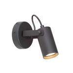 Спот настенный Vitaluce GU10 35 Вт 2 кв.м черный матовый IP20 (V4640-1/1A) 765389