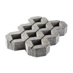 Решетка газонная бетонная Выбор серая D400 596х396х80 мм 106864