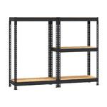 Стеллаж металлический черный MZ-Profil 1800x900x450 мм 5 полок 783329