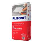 Клей для плитки и камня Plitonit В Экспресс Вб быстротвердеющий серый класс С1 ТF 25 кг 113096