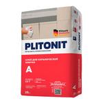 Клей для плитки Plitonit А универсальный серый класс С0 Т 25 кг 625300