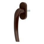 Ручка оконная коричневая металл НР 784853