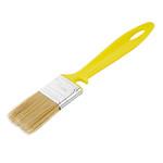 Кисть плоская искусственная щетина пластиковая ручка Wenzo Pro 35х10 мм для эмалей и лаков на водной основе 688351