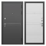 Дверь входная Buldoors Гранто правая букле графит - белый софт 960х2050 мм