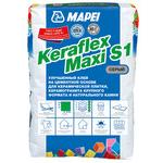 Клей для плитки/ керамогранита/ камня Mapei Keraflex Maxi S1 эластичный серый класс С2 ТЕ S1 25 кг 618775