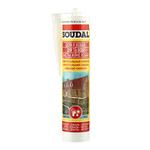 Герметик силиконовый универсальный Soudal прозрачный 280 мл 140669