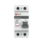 УЗО EKF PROxima ВД-100 25А 10 мА 2P тип AC 4,5 кА (elcb-2-25-10-em-pro) 888917
