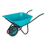 Тачка садово-строительная одноколесная РВ Пласт 120 л 180 кг ударопрочная усиленная морозостойкая 683410