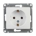 Розетка Systeme Electric Glossa встраиваемая белая (GSL000143) 138434