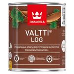 Антисептик Tikkurila Valtti Log декоративный для дерева бесцветный основа ЕС 0,9 л 627842