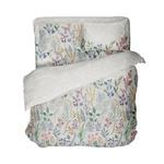 Комплект постельного белья Евро бязь Самойловский текстиль Гербарий мультиколор с простыней 220х240 см 956225