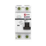 Автомат дифференциальный EKF Basic АД-12 25А 30 мА 1P+N тип AC 4,5 кА (DA12-25-30-bas) 633700