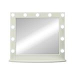 Зеркало настенное с подсветкой Joao 800х700 мм гримерное белое 972524