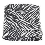 Плед 130х150 см Belezza Zebra флис черный 978967