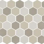 Мозаика Starmosaic Hexagon small LB Mix Antid бежевая керамическая 325х282х6 мм 633044