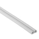 Уплотнитель D-образный белый 10 м (5+5 м) 108988