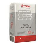 Смесь кладочная Петролит серая 25 кг 105761