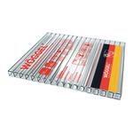 Поликарбонат сотовый Woggel 8 мм 2,1х6 м прозрачный 106308