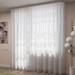 Тюль вуаль белый 300х260 см Legrand с утяжелителем (58091920) 963186
