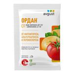 Средство защиты от болезней томатов огурцов и картофеля Avgust Ордан 12,5 г 625194