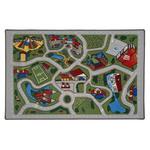 Ковер 1х1,5 м прямоугольный Лунапарк разноцветный 982516