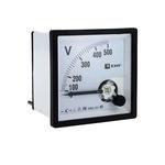 Вольтметр аналоговый EKF PROxima VMA-721 72х72 мм 500 В IP20 пластиковый черно-белый (vma-721-500) 993236