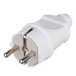 Вилка прямая с заземлением 16 А 250 В Navigator белая (613598/) 617537