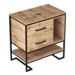 Тумба под раковину 1Marka Grunge Loft 80 см напольная дуб вотан (Ц0000005442/56447) 1003222