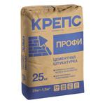 Штукатурка цементная Крепс Профи армированная 25 кг 104169