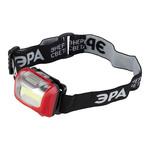 Фонарь налобный Эра светодиодный 1 LED 5 Вт на батарейках AAA пластик 3 режима (Б0052751) 987961