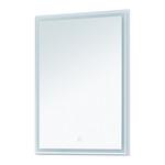 Зеркало с подсветкой прямоугольное 60х80 см в раме белой с сенсорным включением Lavelly Cube (00316665) 1003254