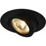 Светильник встраиваемый GU10 поворотный черный 50 Вт IP20 Arte Lamp Accento (A4009PL-1BK) 1028075