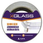 Лента монтажная X-Glass алюминиевая 50 мм 50 м серебро 689100