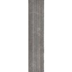 Плитка бордюр багет Kerama Marazzi Гран Пале серая 250х55х8 мм 671741