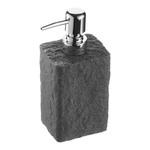 Дозатор для мыла Fora Stone Black настольный полирезин черный (For-STN021BL) 864394