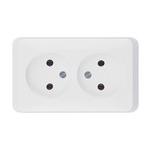 Розетка Systeme Electric Этюд накладная белая (PA16-005B) 106877