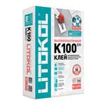 Клей для плитки/ керамогранита/ камня Litokol Hyperflex K100 эластичный серый класс C2 TE S2 20 кг 850597