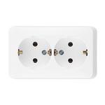 Розетка Systeme Electric Этюд накладная белая (PA16-007B) 106881
