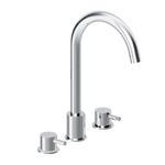 Смеситель для раковины встраиваемый Damixa Scandinavian Pure хром двухрычажный с поворотным изливом (360200000) 1047374