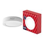 Светильник светодиодный Rev ДПО 4000К 8 Вт белый IP20 (28903 6) 503696