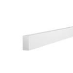 Декоративная рейка из экополимера 20х10х2000 мм Cosca Decor RX005 белая 1064192