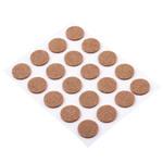 Подпятник фетровый d18 мм самоклеящийся темный (20 шт.) 640666