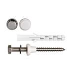 Набор для крепления унитаза 10-20 мм с нержавеющим шурупом Hard-Fix 1000783