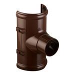 Воронка желоба Технониколь пластиковая d125-82 мм коричневая 8017 817007