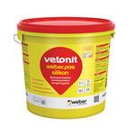 Штукатурка фасадная Vetonit Pas Silikon силиконовая короед 2 мм база 100А белая 25 кг 985720
