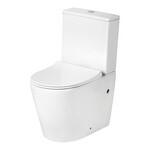 Унитаз-компакт Lavelly Breez безободковый с горизонтальным выпуском с сиденьем дюропласт микролифт белый 1039463