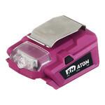 Фонарь ручной КМ АТОМ светодиодный 1 LED 0,6 Вт аккумуляторный Li-Ion пластик с USB-A без АКБ и ЗУ (CFU-181) 1004440